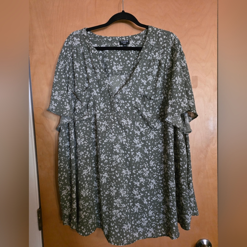 Torrid Harper Floral Blouse